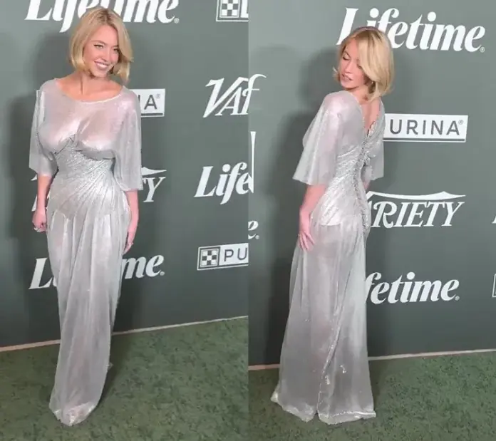 시드니 스위니 논란의 행사장 드레스/Sydney Sweeney’s controversial event dress