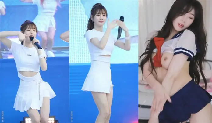 Wegirl 걸그룹 hal, 눈살을 찌푸리고 웃으면 다 아름다워, 몸매는 더 할 말 없어
