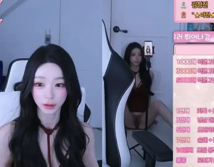 눈 튀어나옴 주의 로하의 노팬티 방구석플레이