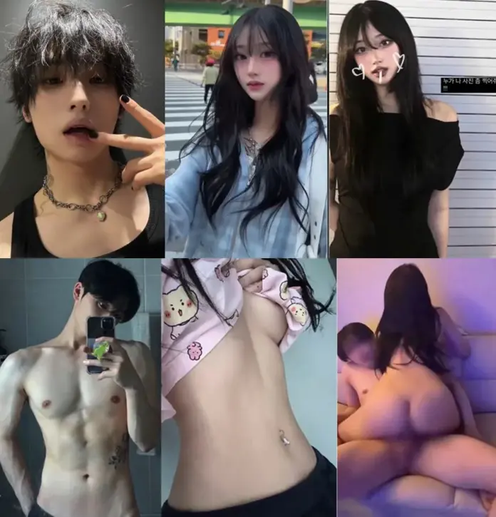 모델 커플의 일상 촬영.