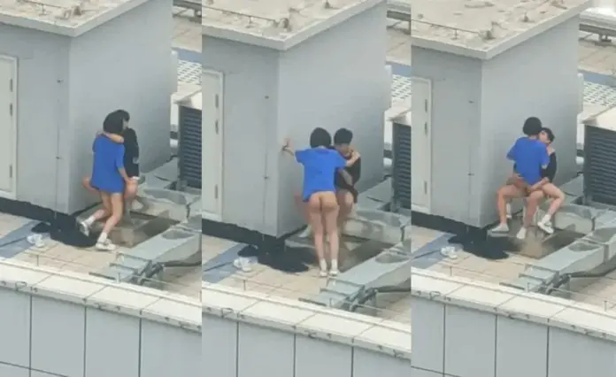 고등학생 옥상 섹스 몰래카메라