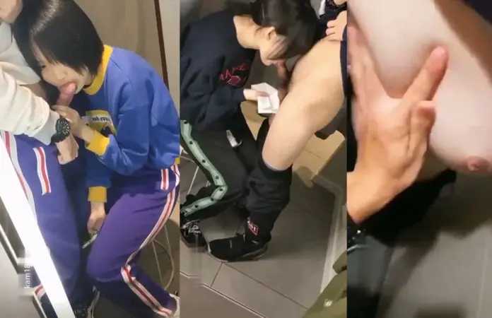 중 화장실 간단 펠라